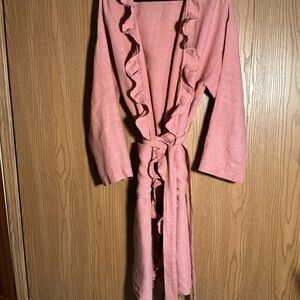 MOO 100% Linen Robe